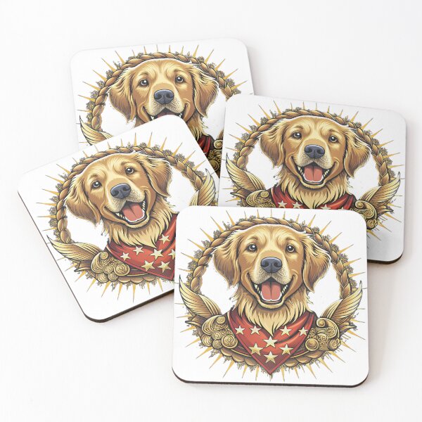 Item preview, Golden Retriever Traditional Tattoo | Vintage Old School Dog Art designed and sold by Mousy17.