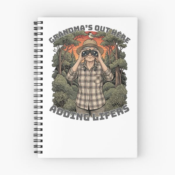Item preview, Grandma's Out Here Adding Lifers Funny Birding Grandma Bird designed and sold by Neurospicy Trolls.