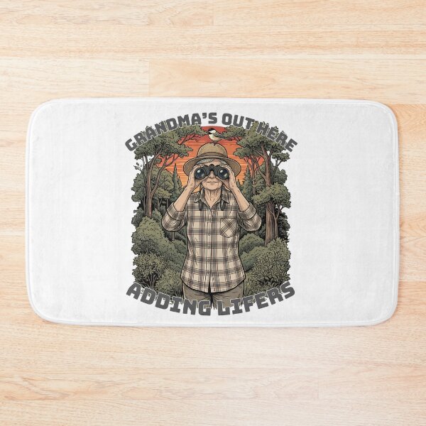Item preview, Grandma's Out Here Adding Lifers Funny Birding Grandma Bird designed and sold by Neurospicy Trolls.