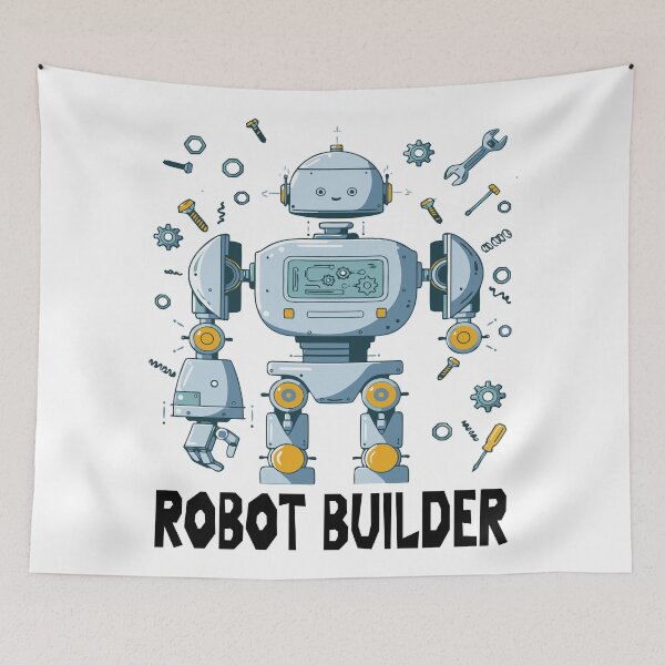Item preview,  Robotics Designs by Medics Mechz Tee Company Robot Builder Robotics Engineer Funny Robot Engineering Kids designed and sold by Colorfulman.