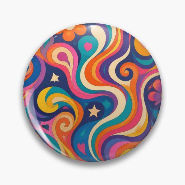 Item preview, Retro Groovy Psychedelic Swirl Pattern designed and sold by adlkh.