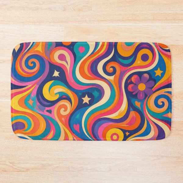 Item preview, Retro Groovy Psychedelic Swirl Pattern designed and sold by adlkh.