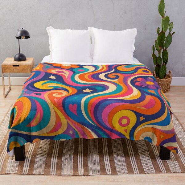 Item preview, Retro Groovy Psychedelic Swirl Pattern designed and sold by adlkh.