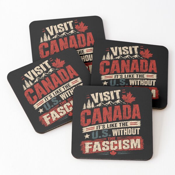 Item preview, Visit Canada It's Like The U.S. Without The Fascism Canadian Anti Fascist Political designed and sold by HumansStuck12.