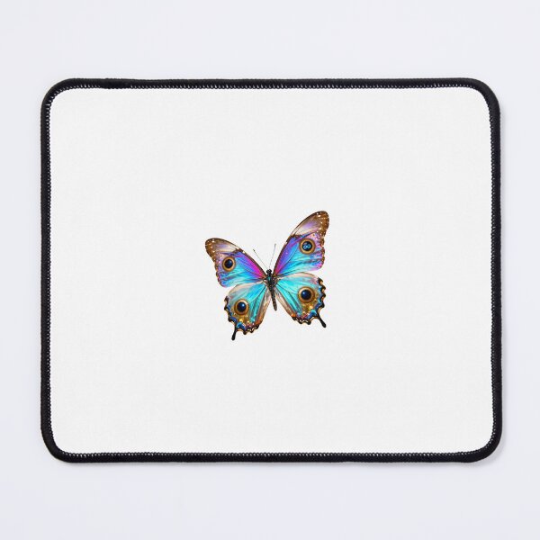 Item preview, The Quantum Morpho - Cybernetic Iridescent Butterfly Art designed and sold by Chrome cinematic.
