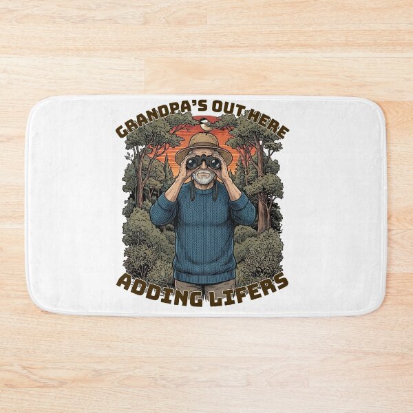 Item preview, Grandpa's Out Here Adding Lifers Funny Grandpa Birder Bird designed and sold by Neurospicy Trolls.