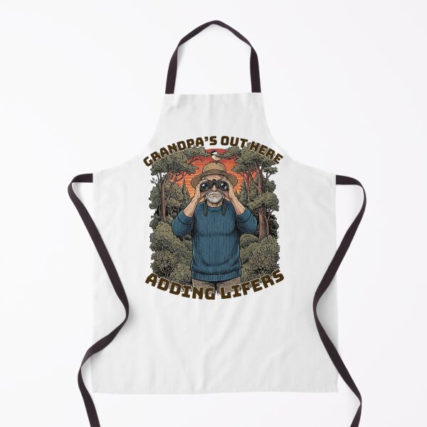 Item preview, Grandpa's Out Here Adding Lifers Funny Grandpa Birder Bird designed and sold by Neurospicy Trolls.
