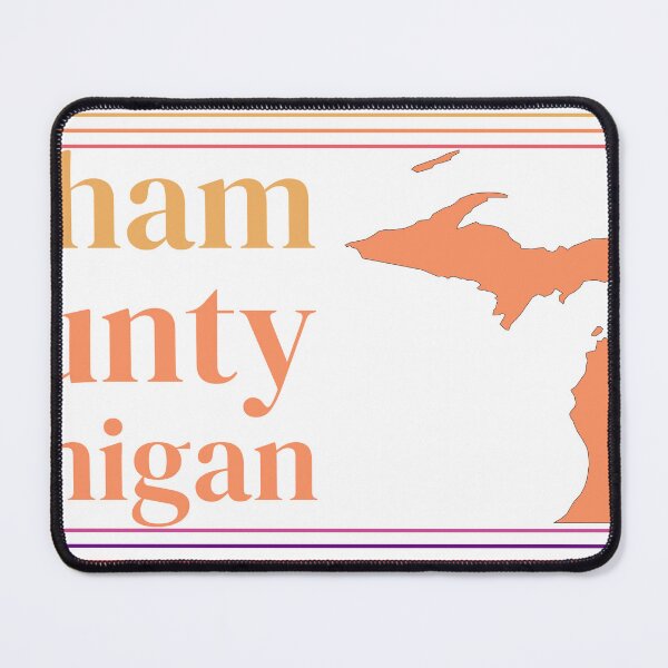 Item preview, Ingham County Michigan Highlighted on State Map designed and sold by TheIconSmith.