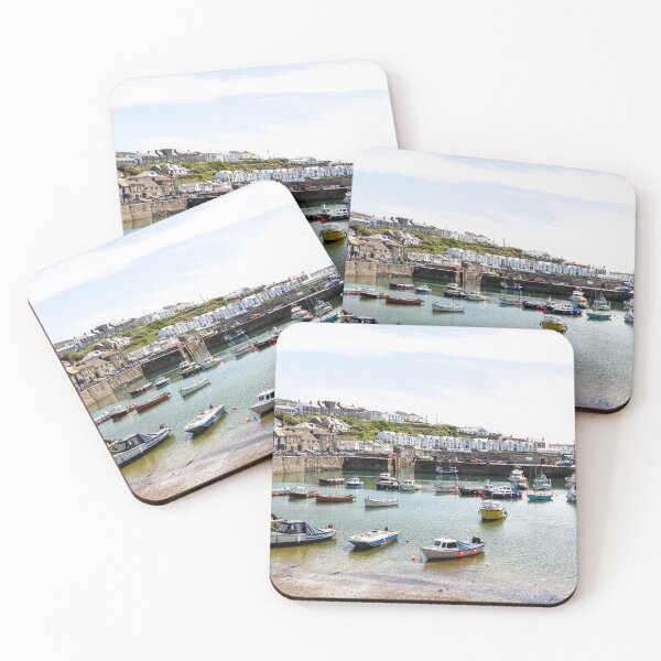 Item preview, Porthleven Harbour Boats and Coastal Houses, Cornwall, UK designed and sold by Paul Thompson Photography.