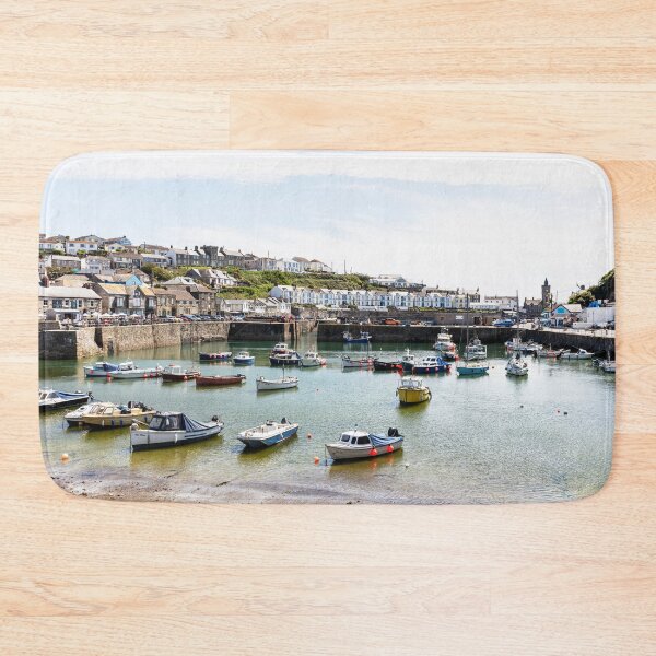 Item preview, Porthleven Harbour Boats and Coastal Houses, Cornwall, UK designed and sold by Paul Thompson Photography.