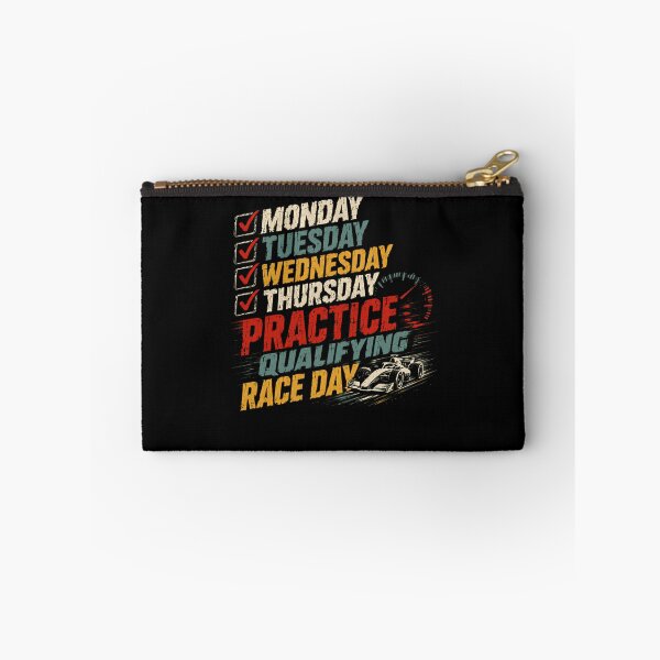 Item preview, Monday Tuesday Wednesday Thursday Practice Qualifying Race Day Motorsport Fan designed and sold by HumansStuck12.