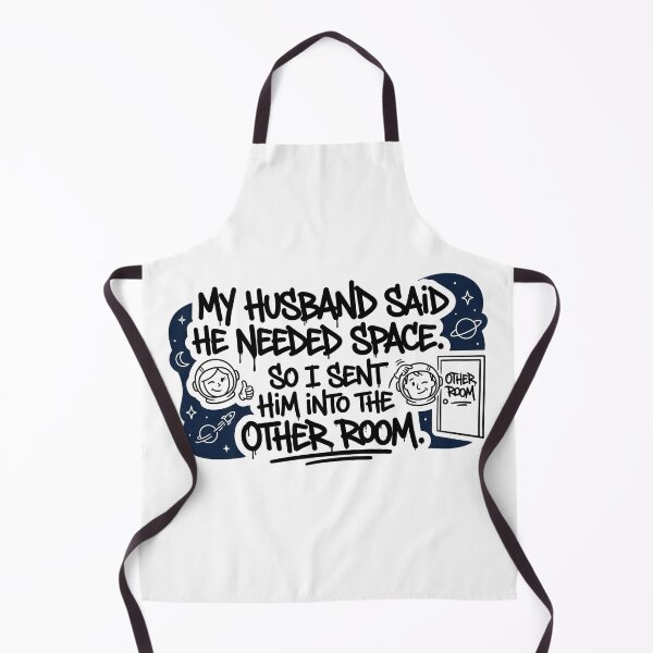 Item preview, My Husband Said He Needed Space Funny Sticker | Outer Space Marriage Humor Decal | Sarcastic Wife to Husband Quote Sticker | Astronaut Couple Vinyl Decal designed and sold by SergioMiklos.