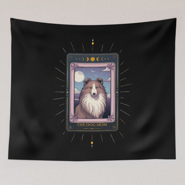 Item preview, Funny Shetland Sheep Sheltie Tarot Card Dog Mothers Day Mom designed and sold by rafaeltto.