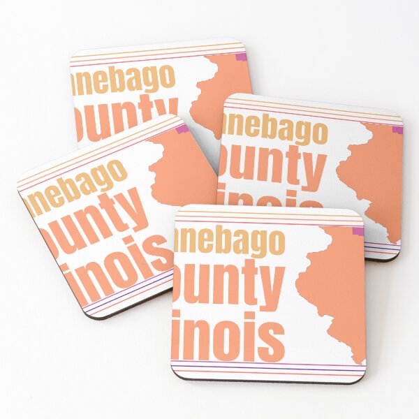 Item preview, Winnebago County Illinois Highlighted on State Map designed and sold by TheIconSmith.
