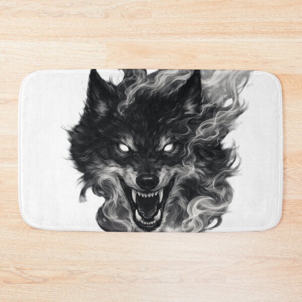 Item preview, Shadow Moon Wolf - Dark Fantasy Smoky Wolf  designed and sold by RON-FASHION.