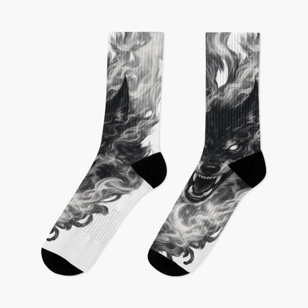 Item preview, Shadow Moon Wolf - Dark Fantasy Smoky Wolf  designed and sold by RON-FASHION.