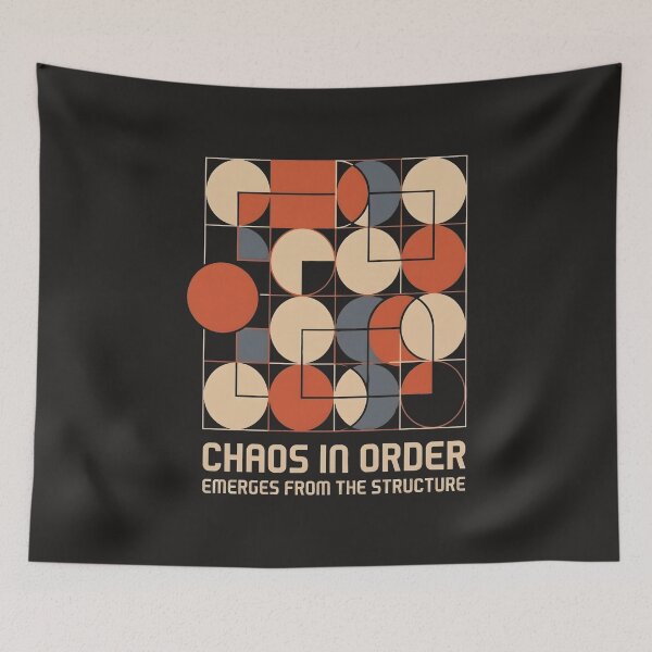 Item preview, Chaos In Order Abstract Geometric Art designed and sold by SplashTastic.