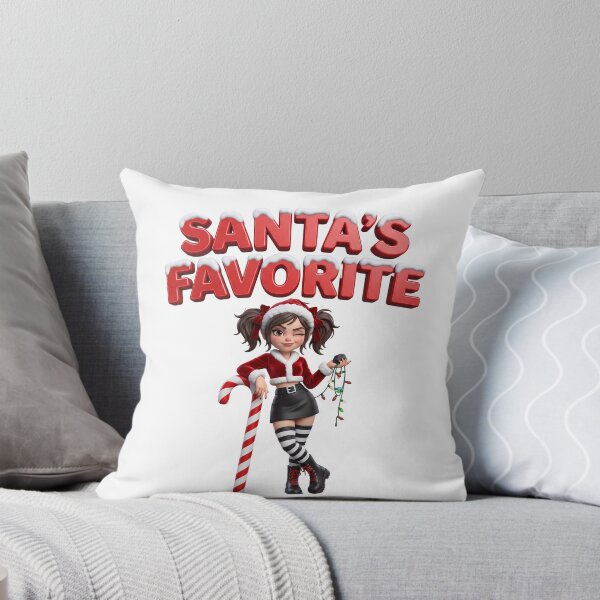 Item preview, Santa's Favorite - Funny Christmas Santa Girl Art designed and sold by royalflush664.