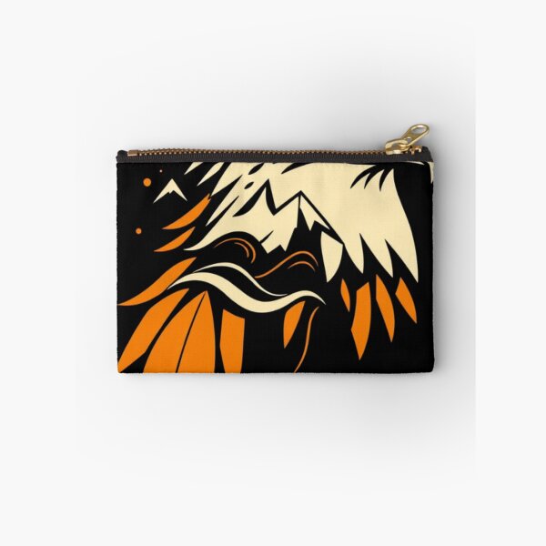 Item preview, Minimal Geometric Eagle Line Art with Mountain and Ocean Abstract Vector Illustration designed and sold by oleend.
