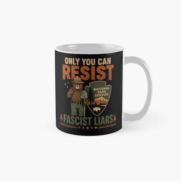 Item preview, Only You Can Resist Fascist Liars National Park Service Smokey Bear Activist designed and sold by HumansStuck12.