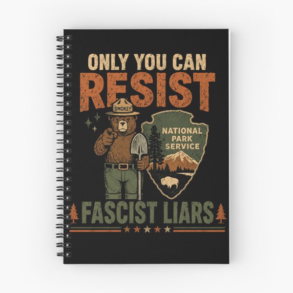 Item preview, Only You Can Resist Fascist Liars National Park Service Smokey Bear Activist designed and sold by HumansStuck12.