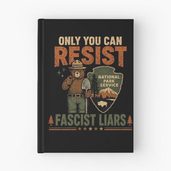 Item preview, Only You Can Resist Fascist Liars National Park Service Smokey Bear Activist designed and sold by HumansStuck12.