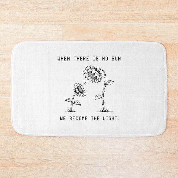 Item preview, When There Is No Sun We Become The Light - Sunflower Motivational Art designed and sold by deag1e ⭐.