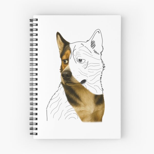 Item preview, Dog in Progress – Minimalist Illustration by Jackes Rosean designed and sold by jackesrosean75.