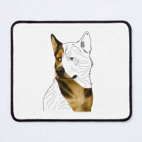 Item preview, Dog in Progress – Minimalist Illustration by Jackes Rosean designed and sold by jackesrosean75.