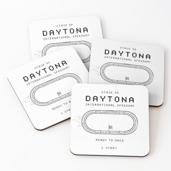 Item preview, Daytona International Speedway Retro Racing Track Pixel Art designed and sold by deag1e ⭐.