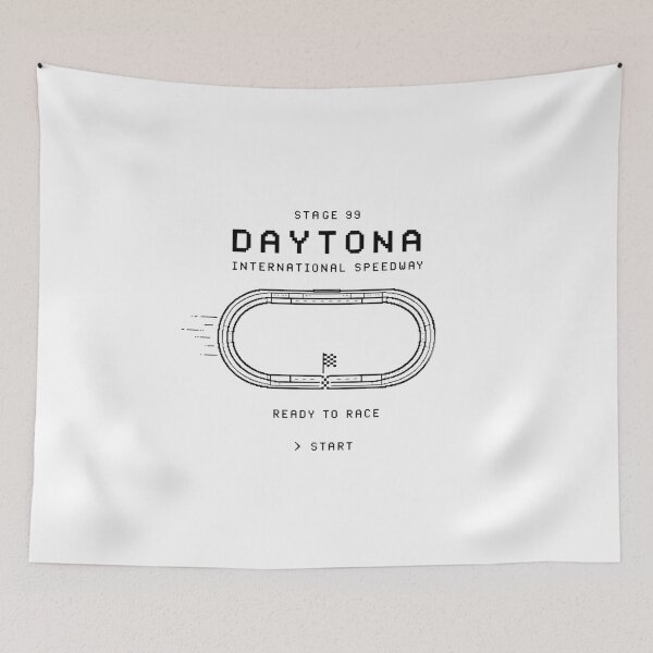 Item preview, Daytona International Speedway Retro Racing Track Pixel Art designed and sold by deag1e ⭐.