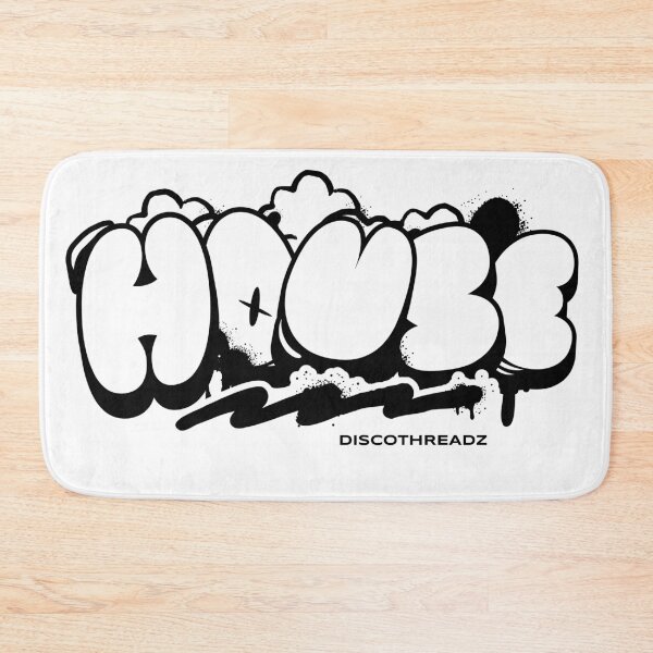 Item preview, HOUSE MUSIC - Urban Spray Mark (Black) designed and sold by Discothreadz.