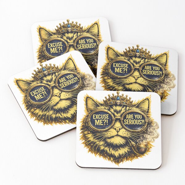 Item preview, Sarcastic Cat – Excuse Me?! Are You Serious?! designed and sold by Mahmoud Salah.