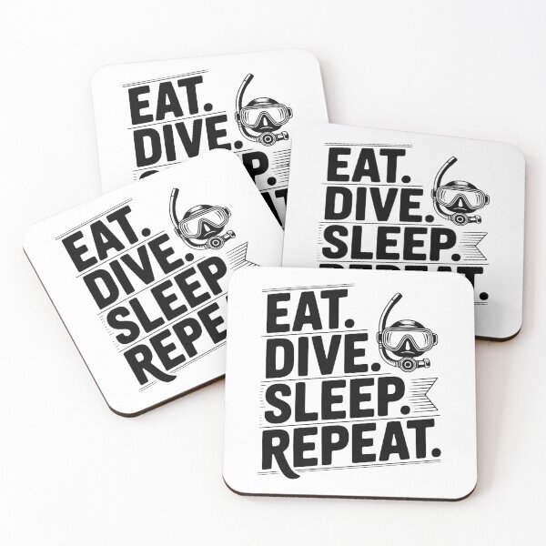 Item preview, Eat. Dive. Sleep. Repeat. designed and sold by Frank Ring.