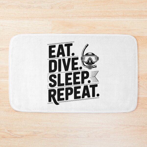 Item preview, Eat. Dive. Sleep. Repeat. designed and sold by Frank Ring.