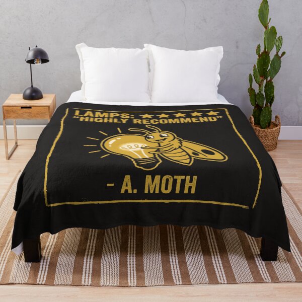 Item preview, Lamps Highly Recommend Funny Moth Lightbulb Art designed and sold by SplashTastic.