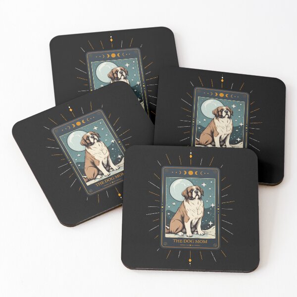 Item preview, Funny St. Bernard Tarot Card Dog Mothers Day Mom designed and sold by rafaeltto.