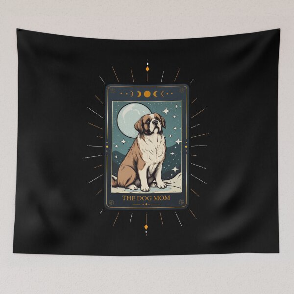 Item preview, Funny St. Bernard Tarot Card Dog Mothers Day Mom designed and sold by rafaeltto.