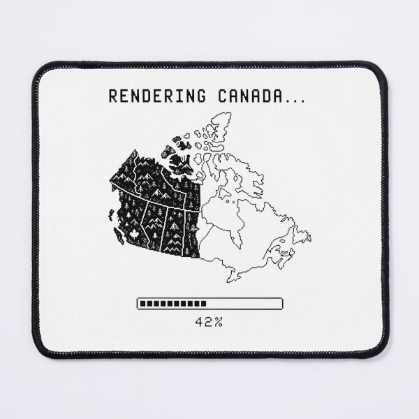Item preview, Rendering Canada Map - Retro Pixel Art Canada Outline Shirt designed and sold by deag1e ⭐.