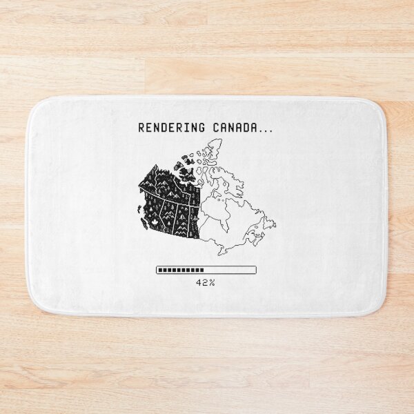 Item preview, Rendering Canada Map - Retro Pixel Art Canada Outline Shirt designed and sold by deag1e ⭐.