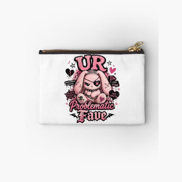 Item preview, UR Problematic Fave | Cute Goth Bunny Meme Aesthetic designed and sold by ChickenFund.