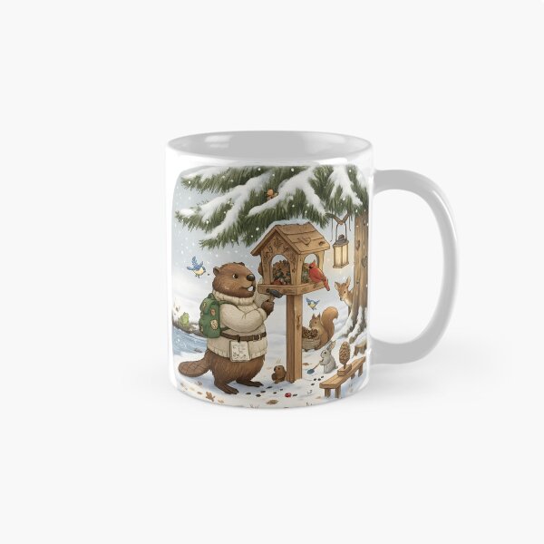Item preview, Happy Beaver Adventures – Building the Winter Bird Feeder designed and sold by Clothes With Smiling Animals Walt Gral.