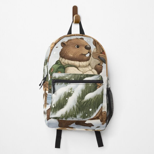 Item preview, Happy Beaver Adventures – Building the Winter Bird Feeder designed and sold by Clothes With Smiling Animals Walt Gral.
