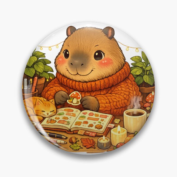 Item preview, Cozy Journal Capybara | Cute Bullet Journal Illustration designed and sold by Cozy Art for Cozy Souls.