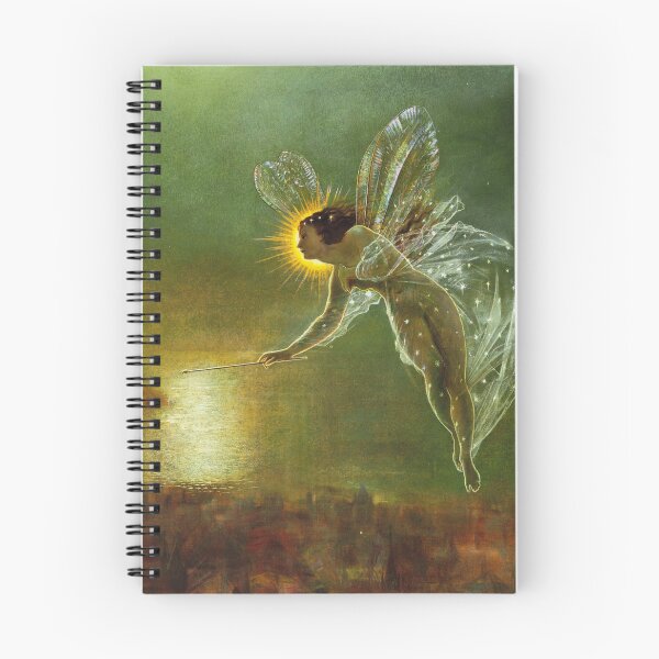 Item preview, Spirit of the Night - Fairy Fantasy Vintage Illustration Magical Night Art Dreamy Aesthetic Lovers Gift designed and sold by RickE.