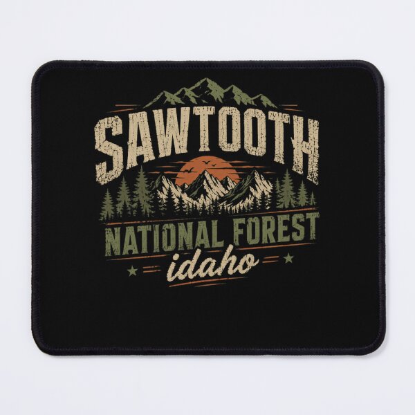 Item preview, Sawtooth National Forest Idaho Outdoor Lover Mountain Hiker Traveler designed and sold by HumansStuck12.
