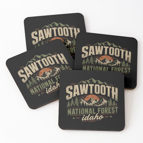 Item preview, Sawtooth National Forest Idaho Outdoor Lover Mountain Hiker Traveler designed and sold by HumansStuck12.
