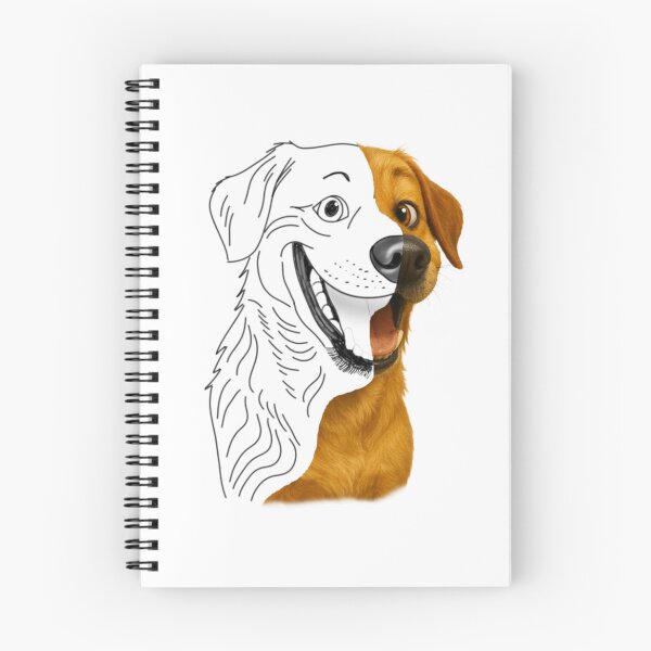 Item preview, Half Sketch Half Color Dog – Minimalist Illustration by Jackes Rosean designed and sold by jackesrosean75.
