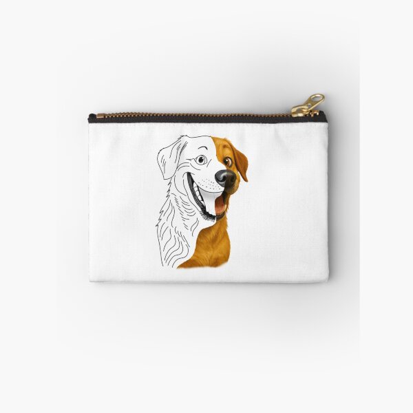 Item preview, Half Sketch Half Color Dog – Minimalist Illustration by Jackes Rosean designed and sold by jackesrosean75.