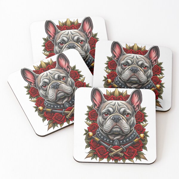 Item preview, French Bulldog Old School Tattoo | Vintage Bulldog Illustration designed and sold by Mousy17.